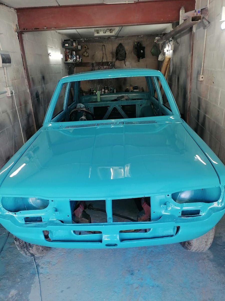 Classic restoration project after full rebuild and respray